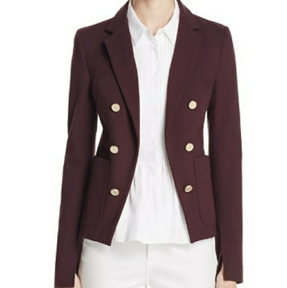 Theory Jacket Blazer in Garnet - 8
